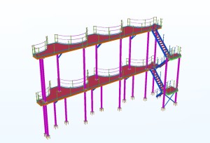 Steel Platform and ladders