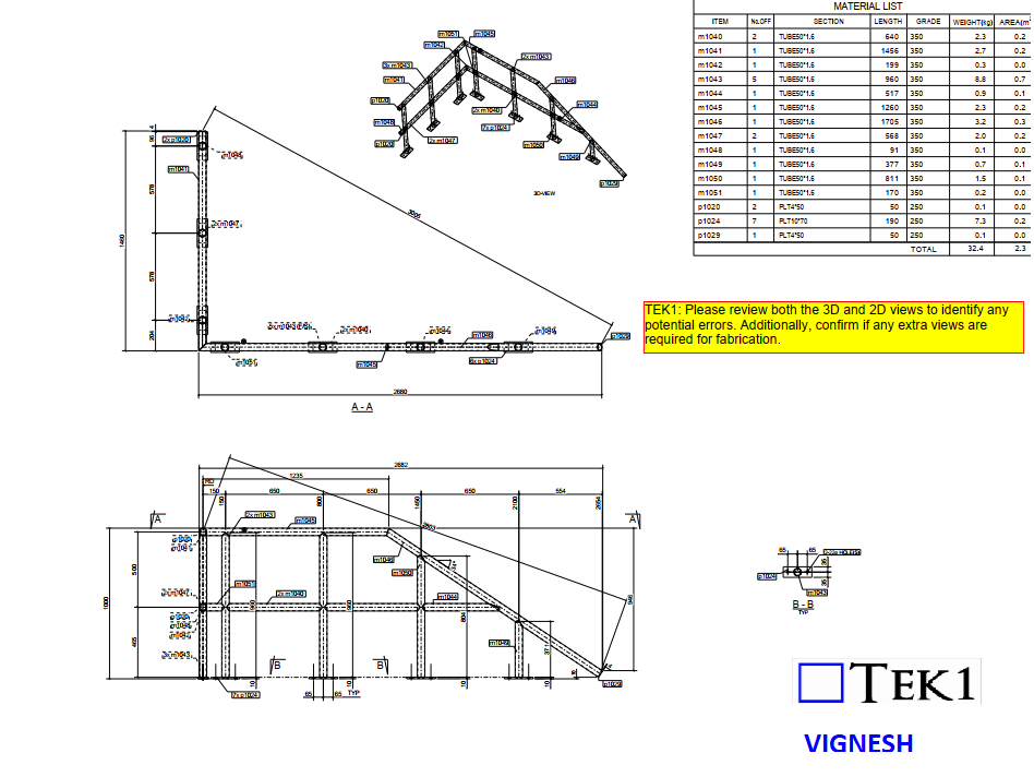 Can You Spot the Mistake in This Handrail drawing?